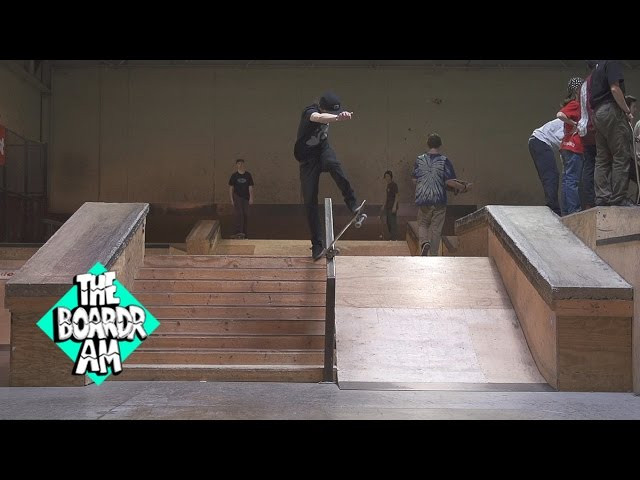 Congrats, Dustin! And little Silas Blauvelt! After the second of three runs in the Finals, Jereme was in first and Dustin knew he had to step it up. He stepped for sure and now Dustin is joining us at X Games Austin where The Boardr Am Finals are going down. Thanks everyone and Modern Skatepark for hosting. Full results and more coverage here: http://theboardr.com/post/The_Boardr_Amatuer_Skateboarding_Contest_Detroit