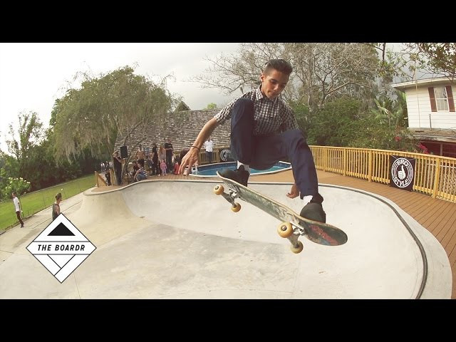 The day before everyone's in town for Tampa Pro 2015, we have all our friends over for an annual session in the Dream Driveway, Ryan Clements' home that he's slowly adding concrete skateboarding goodness to. Check out the recap from a fun afternoon of skateboarding, fishing, and chilling.
