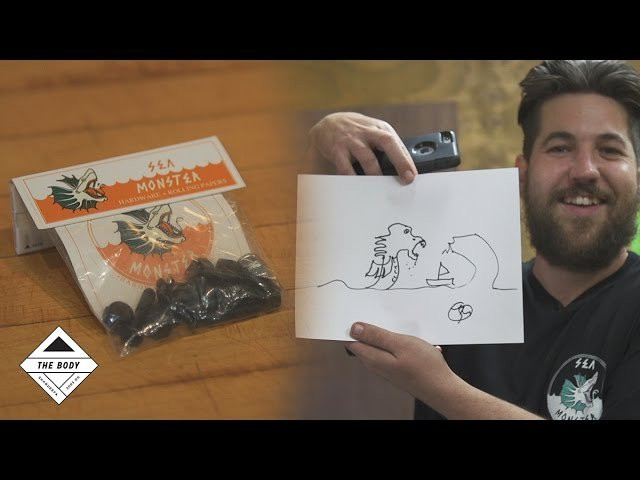 Body breaks down the homie Austin England's new skateboard hardware company, Sea Monster, and in the process curates a one minute art show with the entire staff at The Boardr offices.