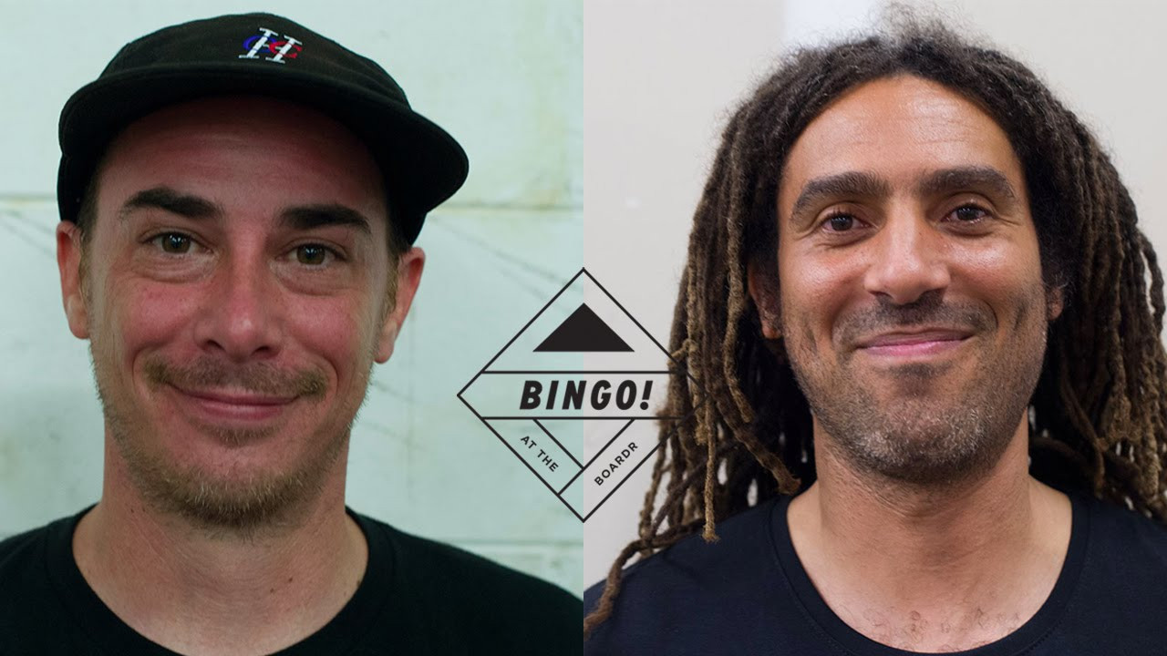 We're putting all the individual match ups for the later rounds in the industry game of SKATE we had here at The Boardr. We called it BINGO at The Boardr where letters worked opposite from SKATE, so the first old guy with BINGO wins. <br /><br />Check all the matches here: http://theboardr.com/post/BINGO_at_The_Boardr<br /><br />Check photos and the overall video recap from BINGO here:<br />http://theboardr.com/post/BINGO_Game_of_SKATE_Dekline_Premiere