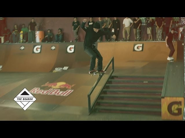 The Boardr rider Jereme Knibbs killed it today at Tampa Am while the rest of the #boardrboys lost their voices yelling. HiDefJoe has the ripping recap of how you get the Golden Ticket in Tampa Am and go straight to the Finals. Check out more on Jereme here: http://theboardr.com/profile/97/Jereme_Knibbs