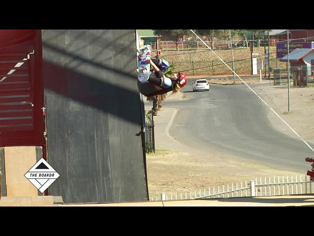 At Kimberley Diamond Cup in South Africa 2014, Alana won the Best Trick contest with this backflip, never done before by a female skateboarder. That backside air to follow up was legit.<br /><br />View more from Alana on her profile: http://theboardr.com/profile/5888/Alana_Smith