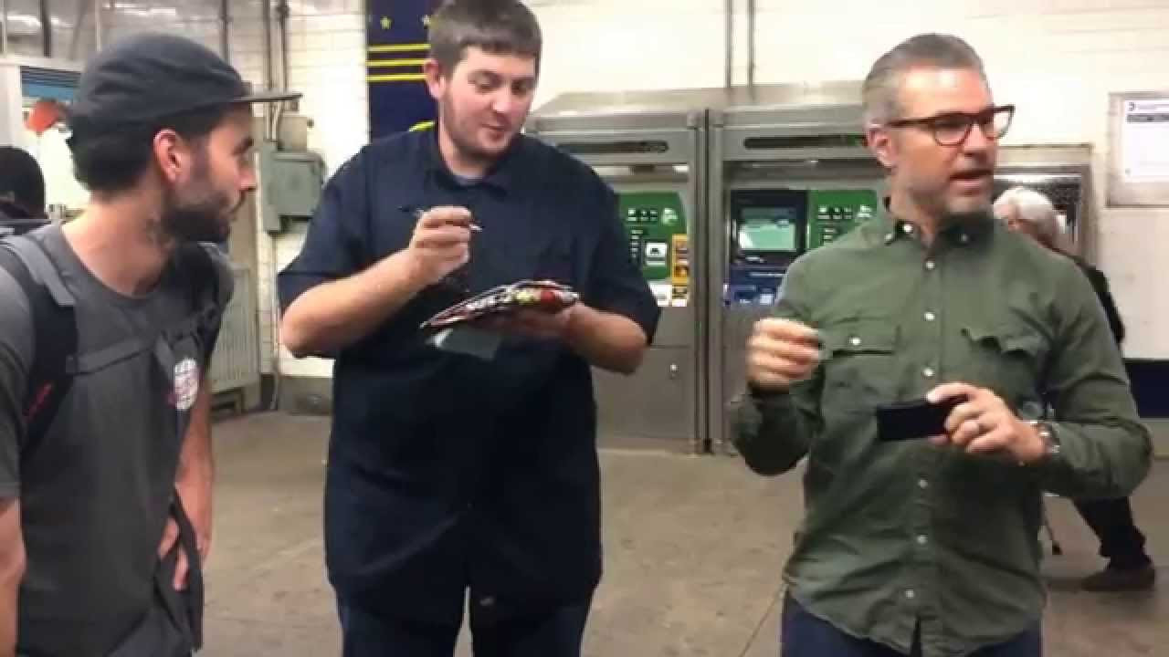 We rolled from the entrance to the turnstile, about 30 feet. No warning or anything, even being out of towners from Florida with no clue. Damn, harsh ass cops here.