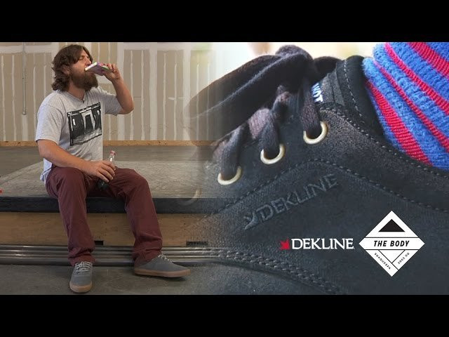 The crew of skateboarders over at Dekline has over a decade in making shoes for us to shred. With a team like Aaron Jaws Homoki, Nick Merlino, Blake Carpenter, and more, Dekline has you covered on footwear from jumping off buildings down to balancing tech on two wheels. We're hyped to have them in The Boardr Store with them being one of the last 100% skateboarder run shoe companies of today.<br /><br />This week, Scotty The Body breaks them down for you. Pick up Dekline's that we have in stock with immediate shipping right here: http://theboardr.com/brands/1113/Dekline