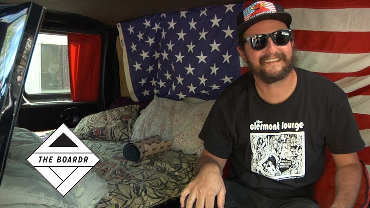 Sean contributes to The Boardr site in the series on skateboarders and their vans vehicles. Take a tour of his rolling home here and check out his article on living in your van over on The Boardr site: http://theboardr.com/post/Rolling_Heavy_Skateboarders_How_to_Live_in_Your_Van