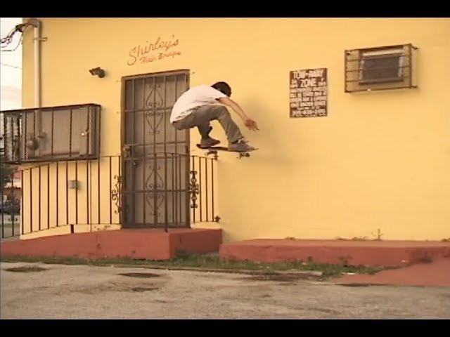 Welcome BACK to MIA! This brand new video piece checks in with the Miami skate scene and finds it going strong. <br />After the sad news of the long time epicenter of Miami skateboarding, MIA Skate Shop, closing their doors, some may have feared that the local skate scene might slow down. But local filmer Mikey Bueso has proven that it's still thriving as strong as ever with a thick crew of shredders still putting the streets to good use and keeping the spirit of MIA and Miami skateboarding alive. This TOA exclusive edit features a long list of shredders including: Rene Perez, John Baragwanath, Alejandro Yurrita, Mikey Higuera, Tom Rockwell, Willie Stackus, Zach Dykes, Chris Teta, Sam Shuman, Koki Loaiza, Jimmy Lannon, Richie Zuczek, Paul Deoliviera, Steve Young, Joel Meinholz, Abe Bethel, Andre Lazama, Lazaro Reyes, AJ Petit, Josh Narvaez, Julio Betancourt and Eric Torres.<br />Filmed and edited by Mikey Bueso
