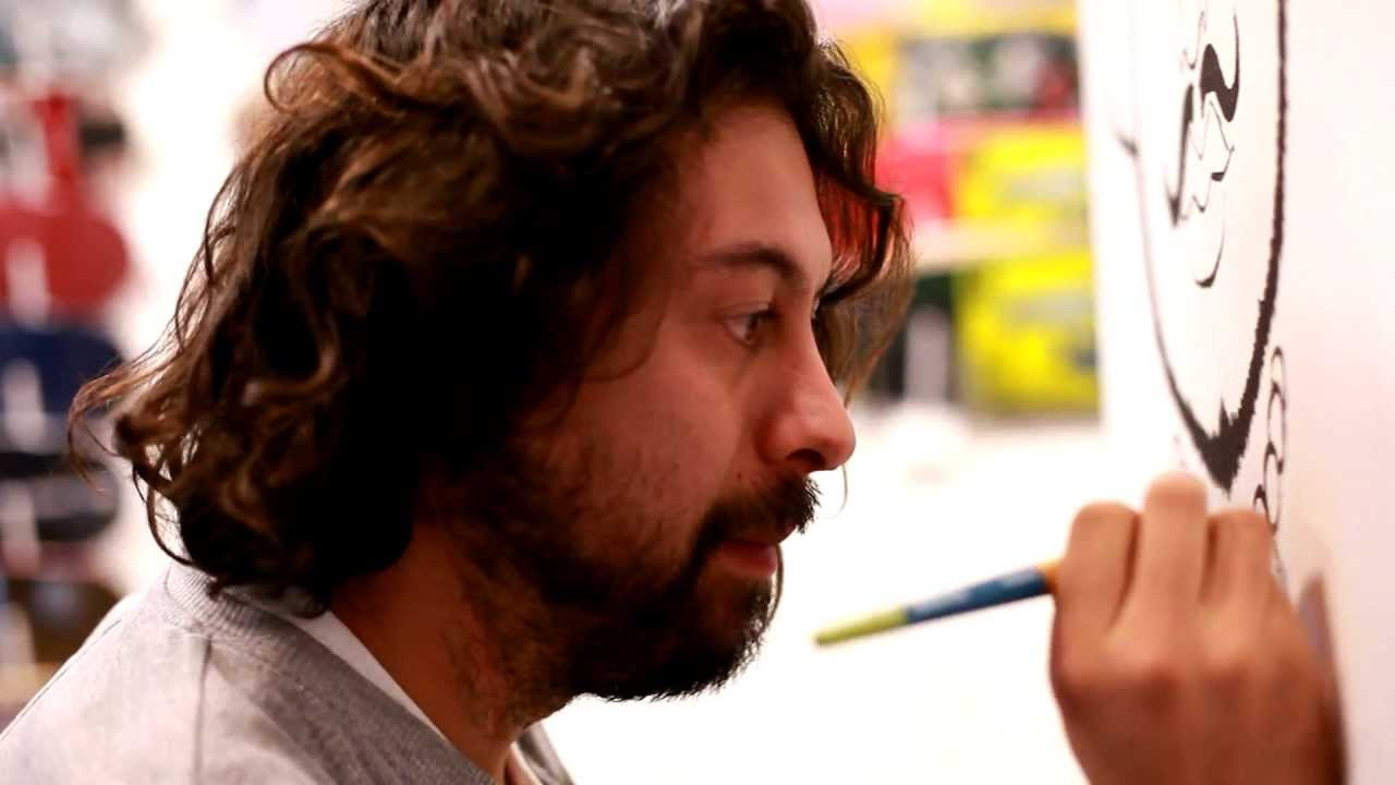 In early November the Magenta team swopped into NYC to do a little shredding and put together a rad art show project in conjunction with Labor Skate Shop in Manhattan featuring the original and a live painting installation by Soy Panday. Although the Hills St Blues 2 dvd was supposed to premiere the same night the whole event got shut down by the NYPD. Here is a short little video recap of the event for those of you who didn't make it.