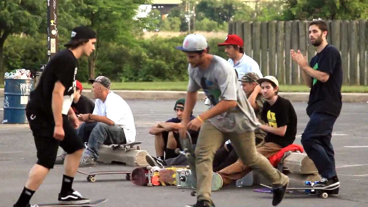 Joel Meinholz, with the help of Kinetic Skate Shop, Vans and Rob Williams of Pusher Wheels managed to bring a Bum Rush the Spot event to Wilmington Delaware on June 17th, Father's Day. Bum Rush the Spot is a renegade skate jam in which anybody ripping gets hooked up with gear from Domestics, Diamond Supply, Bones, Theories, Indy, Hopps, I Am Your Villain and Pusher Wheels. This Delaware edition saw a ton of cameo appearances by skaters like Mike Maldonado, Jahmal Williams, Zach Lyons, Mark Del Negro, Steve Brandi, Ki Realer, John Tuck, Brannon John, Dylan Goldberger, Pat Smith and a lot more and turned into an awesome time.<br />Filmed by Josh Stewart and Jeremy Elkin