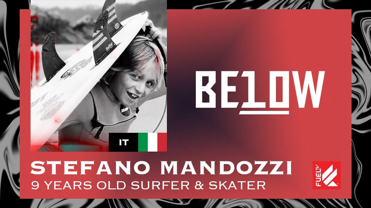 🩸GET READY, NEW BLOOD IS TAKING OVER! THE KIDS ARE ON COMMAND FROM NOW ON!🩸<br />BELOW 10 brings the young talents under 10 year old, from all around the world to you!<br /><br />In this new episode of BELOW 10, we bring you the 9 year old surfer from Italy, Steffano Mandozzi!<br /><br />The biggest slam Stefano took was with five years old, not wearing a helmet and bumping his head on the floor!<br /><br />And you, what was your worst slam?<br /><br />Every Tuesday a new episode premieres on our Youtube channel.<br /><br />STAY TUNED!📺<br /><br />Know where we are https://fuel.tv/find-us/<br /><br />#fueltv #actionsports #below10 #youngbloods #actionkids