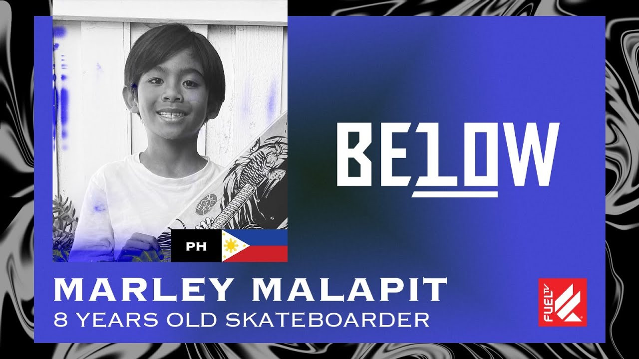 🩸GET READY, NEW BLOOD IS TAKING OVER! THE KIDS ARE ON COMMAND FROM NOW ON!🩸<br />BELOW 10 brings the young talents under 10 year old, from all around the world to you!<br /><br />In this week’s episode we bring you Marley Malapit, our 7-year-old skater from California, US.<br />Marley's biggest slam was on a down rail trying a back board, when he fell and hit his ribs! Never giving up, he tried again and conquered the down rail 🤘🔥<br /><br />Every week a new episode premieres on our Youtube channel.<br /><br />STAY TUNED!📺<br /><br />Know where we are https://fuel.tv/find-us/<br /><br />#fueltv #actionsports #below10 #youngbloods #actionkids