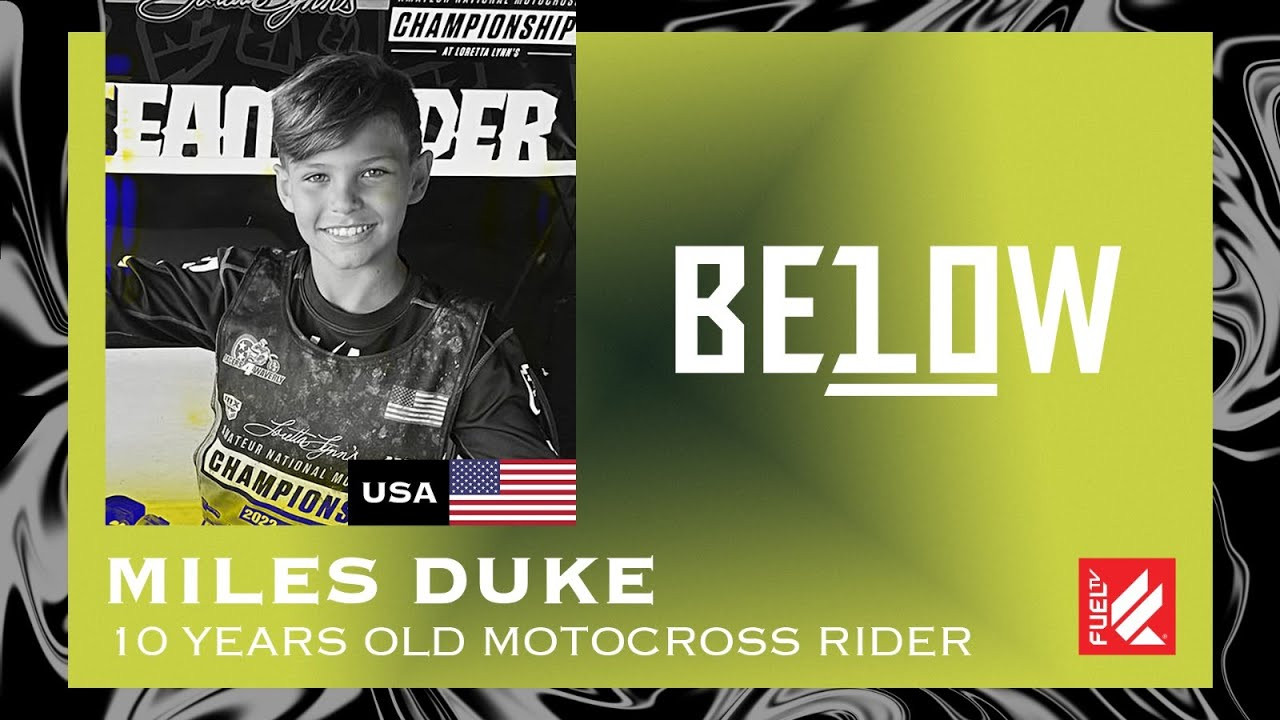 🩸GET READY, NEW BLOOD IS TAKING OVER! THE KIDS ARE ON COMMAND FROM NOW ON!🩸<br />BELOW 10 brings the young talents under 10 year old, from all around the world to you!<br /><br />In this week’s episode we bring you Miles Duke, our 10-year-old motocross rider from the US.<br />The trick Miles wants to learn the most is a whip! What´s the trick you´re most eager to learn?<br /><br />The full video is already available on our Youtube, go check it (link in bio)😉<br /><br />Every week a new episode premieres on our Youtube channel.<br /><br />STAY TUNED!📺<br /><br />Know where we are https://fuel.tv/find-us/<br /><br />#fueltv #actionsports #below10 #youngbloods #actionkids