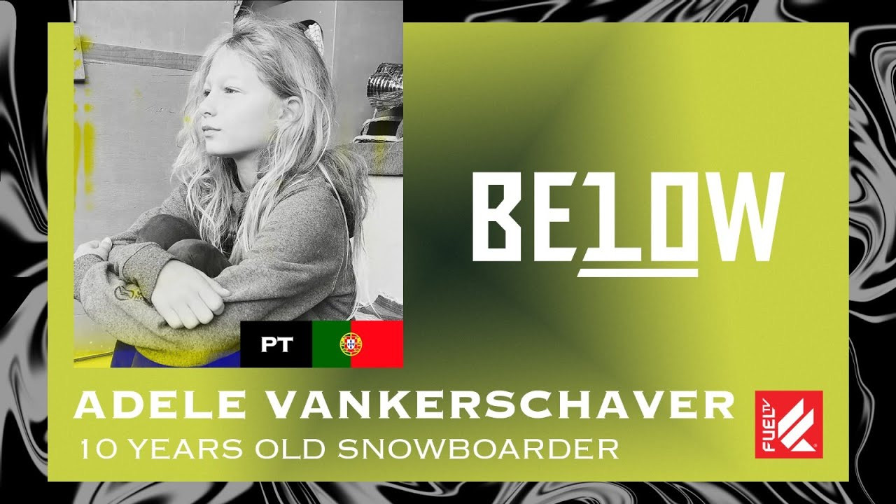 🩸GET READY, NEW BLOOD IS TAKING OVER! THE KIDS ARE ON COMMAND FROM NOW ON!🩸<br />BELOW 10 brings the young talents under 10 year old, from all around the world to you!<br /><br />In this episode of BELOW 10 we introduce you the talented Adele Vankerschaver.<br />The 10-year-old snowboarder and skateboarder from Portugal!<br />Adele’s biggest slam was on a waterfall rail where she didn’t make it and landed on her face on the snow 😬. She’s grateful that it wasn’t ‘yellow snow’ 😂<br /><br />Every Tuesday a new episode premieres on our Youtube channel.<br /><br />STAY TUNED!📺<br /><br />Know where we are https://fuel.tv/find-us/<br /><br />#fueltv #actionsports #below10 #youngbloods
