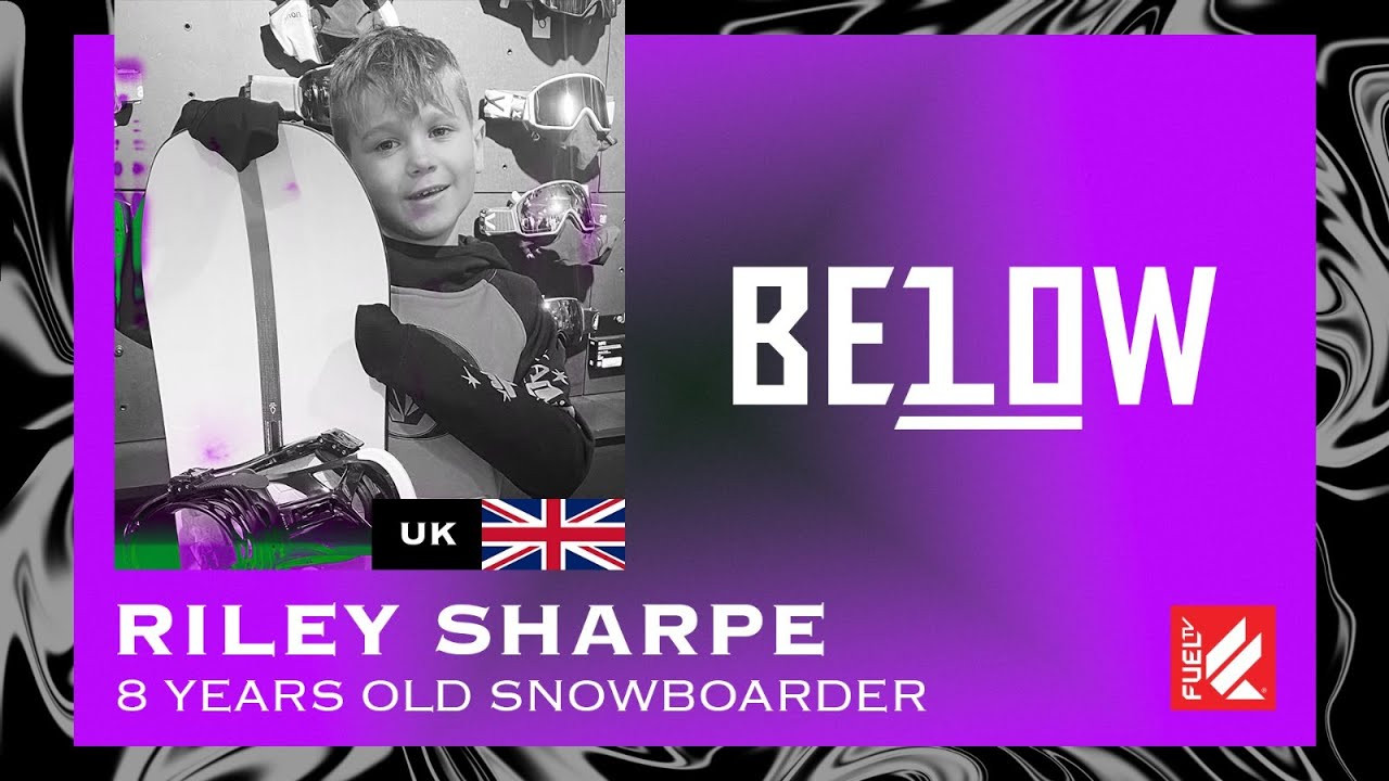 🩸GET READY, NEW BLOOD IS TAKING OVER! THE KIDS ARE ON COMMAND FROM NOW ON!🩸<br />BELOW 10 brings the young talents under 10 year old, from all around the world to you!<br /><br />In this BELOW 10 episode meet Riley Sharpe! This 8-year-old kid is from the UK and he’s a snowboarder!<br />Aspen is the mountain that Riley wish to ride someday, because of the X-Games and the sick park. He’s trying to convince his dad. We’re with you Riley!<br /><br />Every Tuesday and Saturday a new episode premieres on our Youtube channel.<br /><br />STAY TUNED!📺<br /><br />Know where we are https://fuel.tv/find-us/