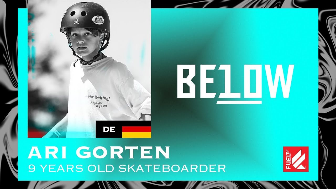 🩸GET READY, NEW BLOOD IS TAKING OVER! THE KIDS ARE ON COMMAND FROM NOW ON!🩸<br />BELOW 10 brings the young talents under 10 year old, from all around the world to you!<br /><br />In this episode of BELOW 10 meet Ari Gorten, a 9-year-old skateboarder from Germany.<br />Ari loves to do tricks on rails, and the trick he’s willing to get hurt to accomplish is the kickflip frontboard on one!<br /><br />Every Tuesday and Saturday a new episode premieres on our Youtube channel.<br /><br />STAY TUNED!📺<br /><br />Know where we are https://fuel.tv/find-us/<br /><br />#fueltv #actionsports #below10 #youngbloods #actionkids