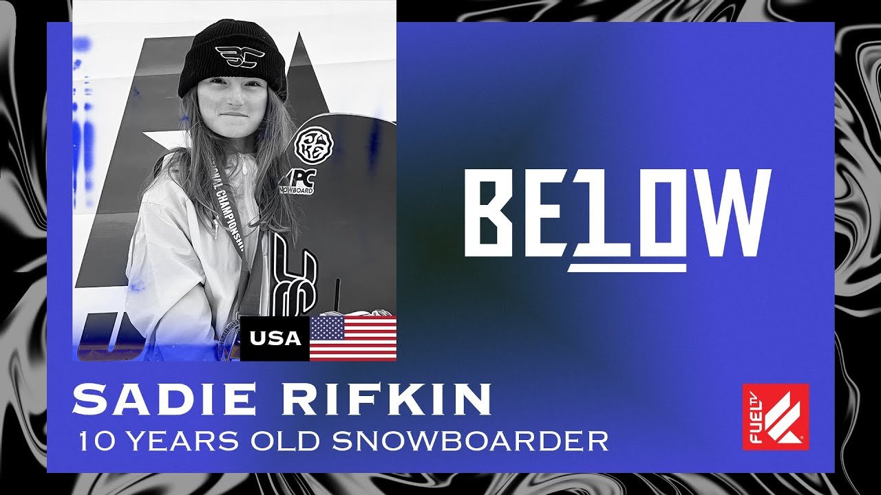 🩸GET READY, NEW BLOOD IS TAKING OVER! THE KIDS ARE ON COMMAND FROM NOW ON!🩸<br />BELOW 10 brings the young talents under 10 year old, from all around the world to you!<br /><br />In this episode we have Sadie Rifkin! Another American snowboarder from Park City, Utah.<br />Sadie is 10 years old and she knows how to shred!<br />She wants to be one of the youngest kids to nail a Double Wildcat and we know that she will smash it!<br /><br />Every Tuesday and Saturday a new episode premieres on our Youtube channel.<br /><br />STAY TUNED!📺<br /><br />Know where we are https://fuel.tv/find-us/<br /><br />#fueltv #actionsports #below10 #youngbloods #actionkids