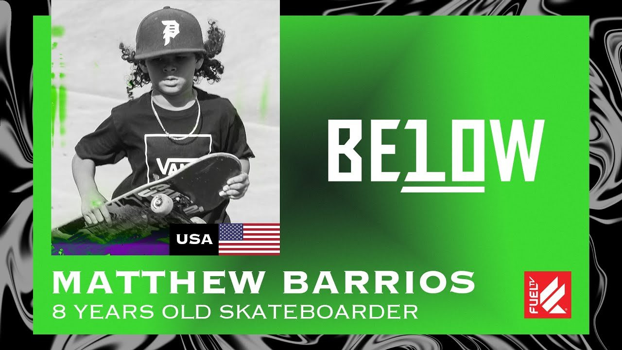 🩸GET READY, NEW BLOOD IS TAKING OVER! THE KIDS ARE ON COMMAND FROM NOW ON!🩸<br />BELOW 10 brings the young talents under 10 year old, from all around the world to you!<br /><br />In this BELOW 10 episode we bring you Matthew Barrios! An 8-year-old skateboarder from Florida!<br />He’s favourite skater is Paul Rodriguez, because of his style and the way he skates the same on switch and regular!<br /><br />Every Tuesday and Saturday a new episode premieres on our Youtube channel.<br /><br />STAY TUNED!📺<br /><br />Know where we are https://fuel.tv/find-us/<br /><br />#fueltv #actionsports #below10 #youngbloods #actionkids