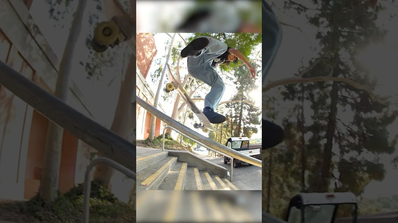 Mr Ramirez isn't playing games, but his effortless style makes incredible, top-notch skateboarding feel like a casual cruise. Salute to San Diego’s superlative soldier.
