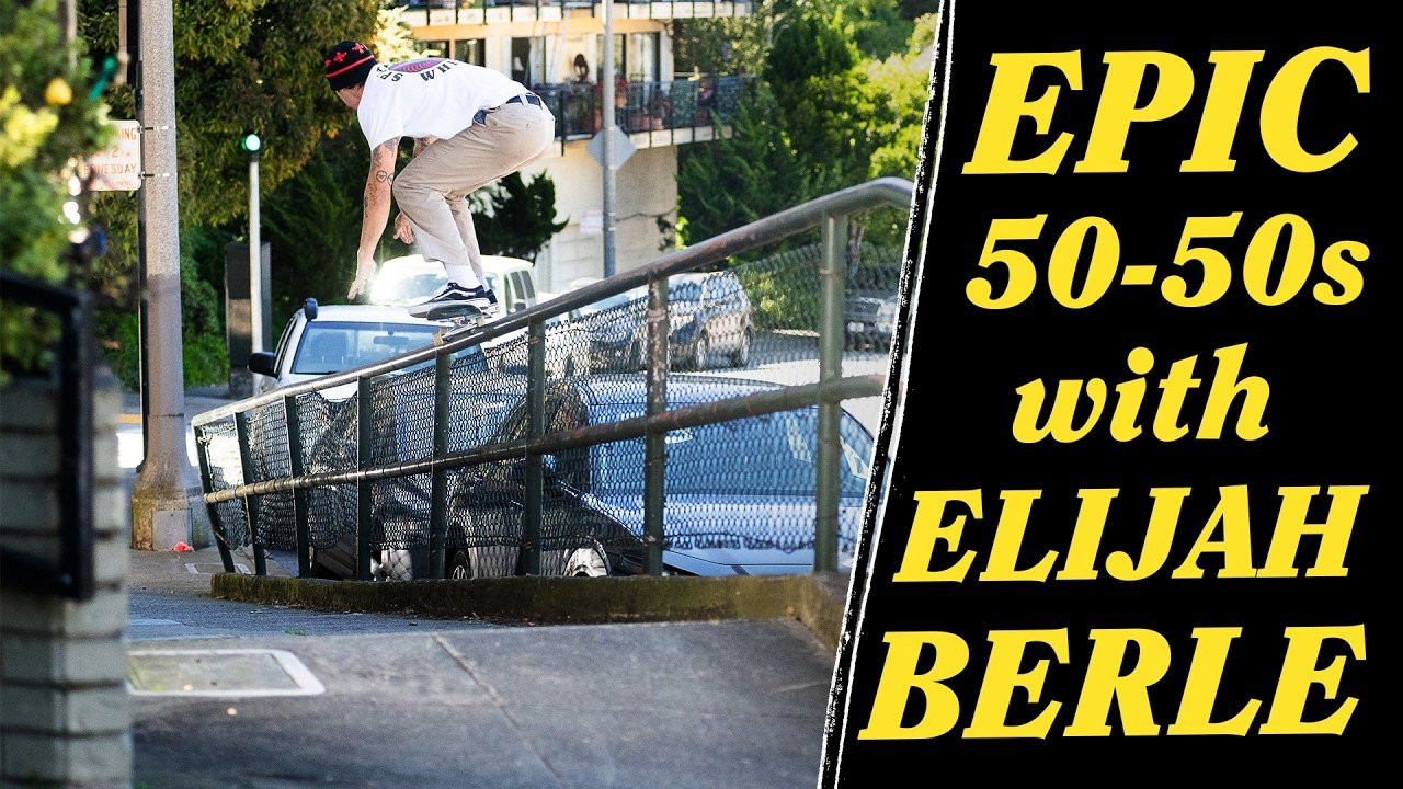 Heels, toes or crossed, Elijah breaks down the best double-truck technique before making history on Market Street. <br /> <br />Keep up with Thrasher Magazine here:<br /> http://www.thrashermagazine.com<br /> http://www.facebook.com/thrashermagazine<br /> http://www.instagram.com/thrashermag<br /> http://www.twitter.com/thrashermag
