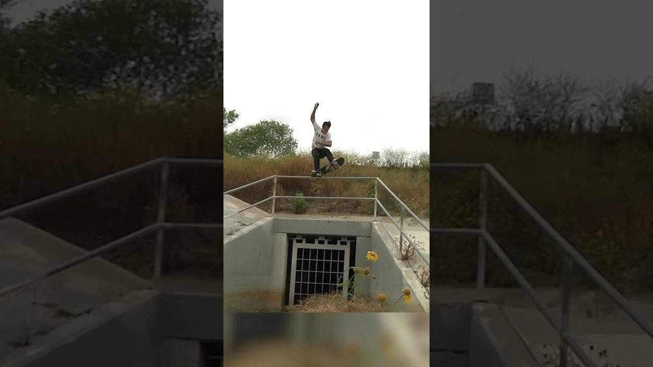 Brandon keeps the Zero legacy intact, running classic tricks on the biggest terrain he can find in Southern California.