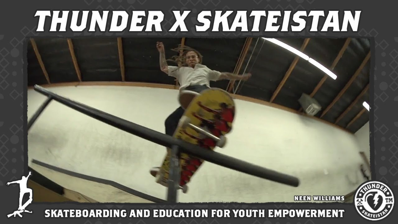 For the release of the Thunder x Skateistan Trucks we got together with Mikey Taylor, Chris Cole, Erik Ellington and Neen Williams to learn more about Skateistan’s amazing work across the globe using skateboarding and education for youth empowerment.<br /><br />For more information and ways to help visit wwwskateistan.org<br /><br />https://www.instagram.com/skateistan/<br />https://www.instagram.com/thundertrucks/