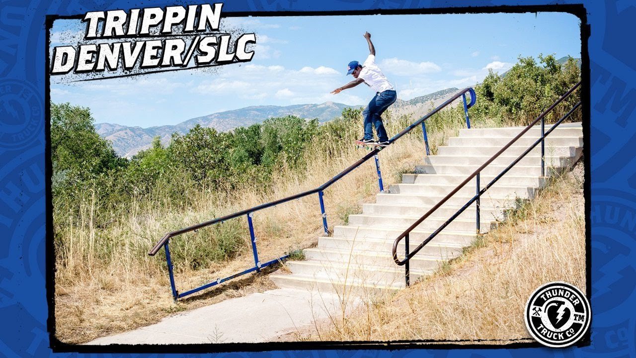Jamie Foy, Zion Wright, Robbie Brockel, Tyson Bowerbank, Jack Olson & Corey Millett on the road from Denver to Salt Lake City. http://www.thundertrucks.com/knowfuture-trippin/<br /><br /><br /><br />http://instagram.com/thundertrucks<br />http://www.thundertrucks.com<br />https://www.facebook.com/Thunder.Trucks<br />https://twitter.com/thundertrucks