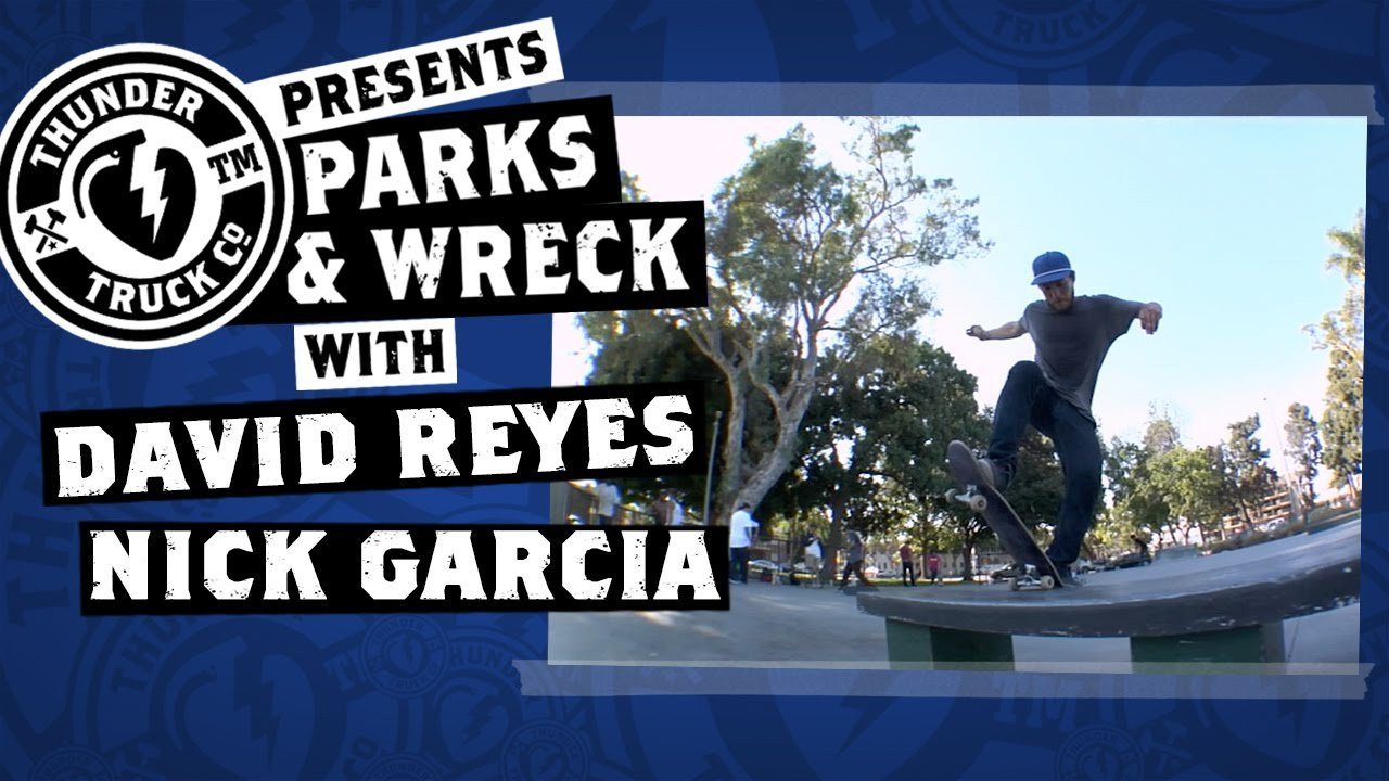 David Reyes, Nick Garcia. Thunder Parks & Wreck at Cherry Park in Long Beach. <br /><br />https://www.instagram.com/davidreyes303/<br />https://www.instagram.com/nick_garcia/<br />https://www.instagram.com/thundertrucks/<br />http://www.thundertrucks.com<br />https://www.facebook.com/thunder.trucks/<br />https://www.twitter.com/thundertrucks/
