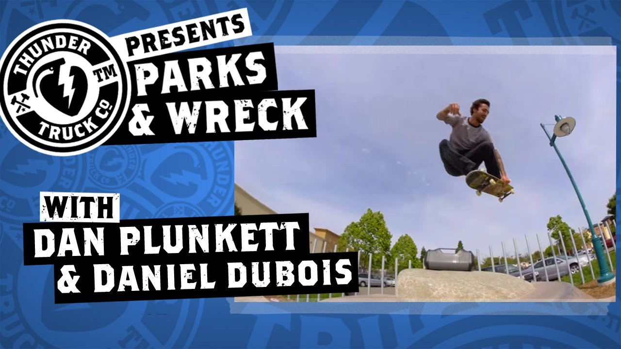Dan Plunkett and Daniel Dubois. Thunder Parks & Wreck at Emeryville Skatepark. <br /><br />https://www.instagram.com/danplunkettt/<br />https://www.instagram.com/fatdan__/<br />https://www.instagram.com/thundertrucks/<br />http://www.thundertrucks.com<br />https://www.facebook.com/thunder.trucks/<br />https://www.twitter.com/thundertrucks/