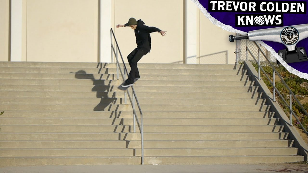 Trevor Colden Knows. Thunder Trucks. The Leader In Control.<br />Watch and Win your own set of Thunder Trucks.<br /><br />http://instagram.com/trevorcolden<br /><br />http://instagram.com/thundertrucks<br /><br />http://www.thundertrucks.com<br /><br />https://www.facebook.com/Thunder.Trucks<br /><br />https://twitter.com/thundertrucks