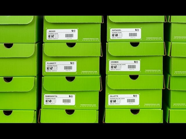 THUNDER X HUF special delivery headed to shops now. WORLDWIDE RELEASE NOV. 1st <br /><br />For More: <br /><br />http://instagram.com/thundertrucks<br /><br />http://instagram.com/hufworldwide<br /><br />http://thundertrucks.com/<br /><br />http://www.hufworldwide.com