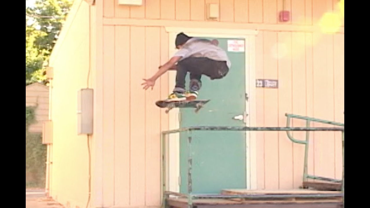 Around this time Jon Holland and I were going to make SHOW ME THE WAY which was a how-to video. We thought we could use a lot of slow motion, dolly shots, and get live audio while the guys showed us their tips. Stefan tells me that this video and his tips on 360 flips, "the scoop and the pocket" are one of the main compliments he gets to this day. We used Ricky Oyola's 411 intro where he skates around Love Park wearing a Lavalier Mic as inspiration. I bought some expensive mics and began testing them out on the skaters. I had never used a lav mic, OR had the skaters ever put one on while skating. Those days were so fun, learning, experimenting, and all I had to do was stay out all day and film. During FIRST LOVE Jon and I knew we needed to tag team the trick tip video. So it was easy to use the guys, we just filmed with Stefan and Kyle :) I feel like the day Omar did that pop shove-it really puts into perspective Omar's personality. He's kinda like a wild dog with tons of energy. He would be all over the place wanting to try a line, then a single then a line...<br /><br />PS: Making Show Me the Way got me thinking more about audio. Sometime during First Love and A Time To Shine, I experimented with the mics. If I was shooting rolling long lens, or far away on a tripod, OR it was windy, I would put the lav mic closer to the action (while keeping the mic out of my shot) I would get such good audio this way.<br /><br />Featuring: Daniel Shimizu, Thomas Bonilla, Shiloh Greathouse, Seu Trinh, Omar Salazar, Stefan Janoski, Kyle Leeper, Alex Olson, and Gareth Stehr.<br />I start each video the same way, I pick two to five DV tapes (in order) from my TransWorld DV drawer. I read my log book and find out what’s in store for the next video. I line the deck up with the time code that coincides with what I have written down, and the memories start flowing. I’ll fiddle with the order depending on just how gnarly the tricks are, BUT these videos are chronological in the sense that I do not skip around to different tapes just to find “gnarlier” tricks to make the edits better. These edits play very closely to how the footage got recorded on each tape and what time frame I filmed each trick.