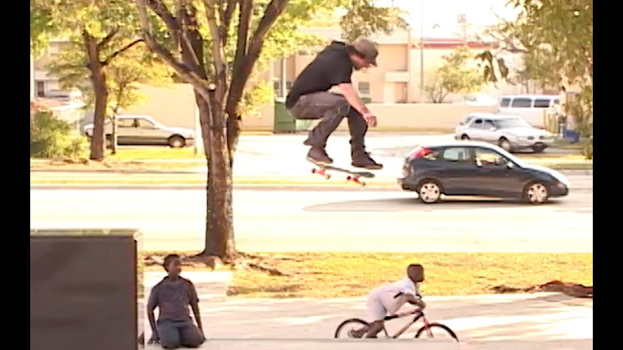 I start each video the same way, I pick two to five DV tapes (in order) from my TransWorld DV drawer. I read my log book and find out what’s in store for the next video. I line the deck up with the time code that coincides with what I have written down, and the memories start flowing. I’ll fiddle with the order depending on just how gnarly the tricks are, BUT these videos are chronological in the sense that I do not skip around to different tapes just to find “gnarlier” tricks to make the edits better. These edits play very closely to how the footage got recorded on each tape and what time frame I filmed each trick.<br />Ahhh Miami, I loved this trip! They guys skated during the day or night. I think this was the first time I brought lights on a trip. I bought an old suitcase at Goodwill, got some foam, cut out the space for the lights and boom, I saved a few hundred dollars on a light case. I checked them in at the airport and lit up spots almost every night. They paid themselves off in a few nights. Can't wait to see what clips pop up on the next DV tape.<br /><br />Featuring: Dan Murphy, Stefan Janoski, Kyle Leeper, Jack Curtin, Jose Rojo, Danilo Rosario, John Newport, Van Wastell, Richard Angelides, and Sean Payne.