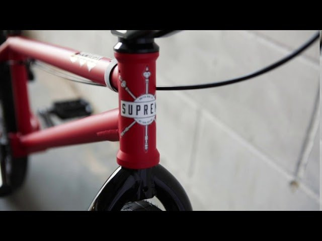 The Supreme is our all-round complete bike, suitable for street, park and trails. Available in two top tube sizes with classic geometry and featuring removable brake mounts, a female front hub and sealed bearings throughout, this model is not to be overlooked.<br /><br />Frame: 20.75 or 20.5 Cromo Top Tube <br />Forks: Cromo Steerer tube, integrated bearing race, tapered 1020 hi-tensile steel legs <br />Geometry: HT: 75° / CS: 13.25” / SO: 8.25” / BB: 11.8” / ST: 71°<br />Handlebars: 9” x 28.5” 1020 hi-tensile steel with larger radius bends, 2.5° upsweep, 11° back sweep<br />Grips: United Team Grips & United Bar Ends<br />Headset: United integrated sealed<br />Stem: United 50mm reach top load stem <br />Rear Lever: Alloy<br />Rear Brake: 990<br />Cranks: 3pc 170mm, tubular cromo, 8 spline, printed United logo<br />BB: United sealed bearing mid<br />Sprocket: 25t Steel<br />Pedals: United Supreme PC<br />Chain: x410<br />Rear Rim: Alloy 36h, single wall<br />Front Rim: Alloy 36h, single wall<br />Rear Hub: 36h United Supreme sealed alloy cassette hub with 14mm axle, sealed bearing 9t driver, 4 pawl, ultra-loud mechanism<br />Front Hub: 36h alloy, sealed bearing, Female Axle 10mm axle<br />Rear Tyre: United Direct 20 x 2.3”<br />Front Tyre: United Direct 20 x 2.3”<br />Seat: United Padded Seat/Post Combo with custom sewn patch on rear