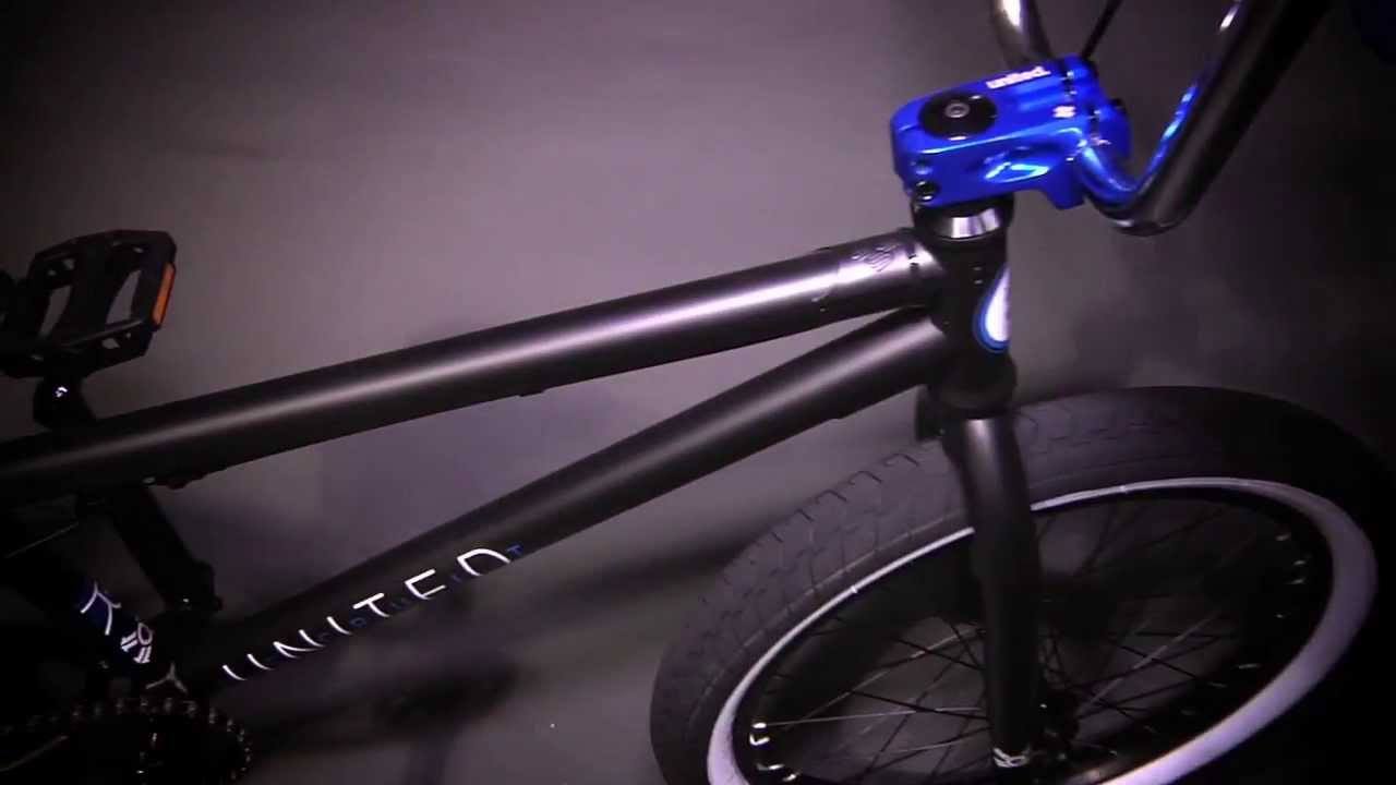 For more info visit: <br /><br />UK SRP £299.99<br />USA MSRP $379.99<br /><br />Top Tube Length 20 in<br />Frame Geometry HT: 75° / CS: 13.25 in / BB: 11.8 in / SO: 8 in / ST: 71°<br />Frame Info 1020 hi ten steel, welded 990 brake mounts, integrated head tube, mid bb, embossed logo top tube gusset, 14mm dropouts<br />Forks Cnc steerer tube, integrated bearing race, tapered 1020 hi ten steel legs<br />Handlebars 8.25 in rise, 28 in wide, 11° back sweep, 1.5° up sweep, 1020 hi ten steel<br />Grips United, United nylon ends<br />Headset United sealed bearing integrated<br />Stem United 50mm reach front load stem with United logos and forged detailing<br />Lever Alloy<br />Brake 990<br />Cranks 3pc 170mm, tubular cromo, 19mm 8 spline spindle<br />BB United sealed bearing mid, 19mm<br />Sprocket United 25t, steel<br />Pedals Nylon plastic<br />Chain Taya 410, black<br />Rear Rim Alloy 36h, single wall<br />Front Rim Alloy 36h, single wall<br />Rear Hub 36h sealed alloy cassette, 14mm axle, sealed bearing 9t driver, 4 pawl, ultra load mech<br />Front Hub 36h alloy, 10mm axle<br />Rear Tyre United Direct 20 x 2.1<br />Front Tyre United Direct 20 x 2.3<br />Seat United Recruit combo padded<br />Seat Post Integrated with seat<br />Seat Clamp Alloy<br />Pegs n/a<br />Weight 24.9 lbs / 11.29 kg<br />Colours Matt black, high gloss dark red, high gloss green