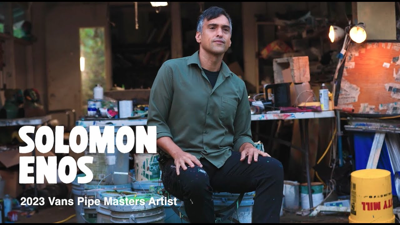 We're proud to introduce this year's Vans Pipe Masters artist, Solomon Enos. Born and raised in Makaha Valley on O'ahu, Enos has been making art for over 30 years. For this project, he transforms a traditional Hawaiian story into artwork that can be found across the Vans Pipe Masters collection. <br /><br />Follow @vanssurfevents on Instagram and head to vanspipemasters.com for more information about this year's event. <br /><br />Subscribe now at: http://www.youtube.com/vans?sub_confirmation=1<br /><br />Connect with Vans: <br />http://www.vans.com   <br />http://www.facebook.com/vans<br />http://www.instagram.com/vans<br />http://www.tiktok.com/@vans<br /><br />About Vans:<br />Vans®, a VF Corporation (NYSE: VFC) brand, is the original action sports footwear, apparel and accessories brand. Vans® authentic collections are sold in more than 100 countries through a network of subsidiaries, distributors, and international offices. Vans® has more than 2,000 retail locations globally including owned, concession and partnership doors. The Vans® brand supports the journey of creative exploration and self-discovery across action sports, music, art and design, delivering progressive platforms such as Vans Pipe Masters and Vans’ cultural hub and international music venue, House of Vans.<br />Vans, “Off The Wall” Since ’66<br /><br />http://www.youtube.com/vans