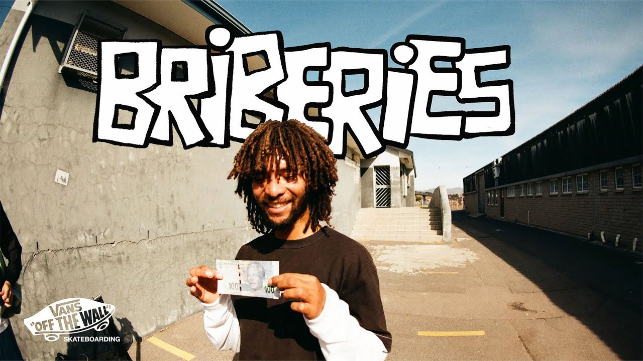 Vans South Africa is excited to release Briberies – the latest video from our South African Skateboarding team. Briberies focuses on three friends who grew up skateboarding together, who persevered through many obstacles to become some of the most talented and hardest working skateboarders in South Africa right now Street skating in South Africa is not an easy task - rough spots, crime and life in general makes it challenging to get footage, let alone 13 minutes of it. <br /><br />Briberies is about motivating each other to overcome these obstacles, whatever it takes to keep the spirits high when the struggles get overwhelming. It’s been an amazing journey for the whole team to witness these dudes grow into themselves and into their respective styles, on their skateboards and in life. It took three years of relentlessly destroying every spot in Cape Town to get this video done. We proudly present to you the three sons of South African skateboarding - Ethan Cairns, Alex Williams and Devandre Galant <br /><br />Featuring: Ethan Cairns Alex Williams Devandre Galant Team montage with: Thalente Biyela Tkay Modise Kyle Kheswa Joubert van Staden Trae Rice Yann Horowitz Melissa Williams Chenai Gwandure Daniel Miltiadou <br />Filmed & Edited by: Joubert van Staden Animations by: Justus Kotze Photography by: Grant Mclachlan David Shiffman<br /><br />About Vans Skateboarding:<br />Listening to skateboarders is what transformed Vans from a shoe company into an icon of creative expression. So at Vans, we’ll always listen to skateboarders. Because of what skateboarders gave Vans, Vans will always put skateboarders first.<br /><br />Discover more Vans Skateboarding content:<br />https://youtube.com/playlist?list=PLEfn8qMSGQa9aKY6G-Kzy8Fgi2CDEsYqH<br /><br />Learn more about Vans Skateboarding:<br />https://www.vans.com/skateboarding?icn=topnav<br /><br />Vans Global Skate Team:<br />Tony Alva, Lizzie Armanto, Ray Barbee, Pedro Barros, Elijah Berle, Steve Caballero, Curren Caples, John Cardiel, CJ Collins, Gilbert Crockett, Dustin Dollin, Chima Ferguson, Jeff Grosso, Tony Hawk, Christian Hosoi, Felipe Nunes, Tyson Peterson, Chris Pfanner, Andrew Reynolds, Geoff Rowley, Ronnie Sandoval, Tom Schaar, Tony Trujillo, Anthony Van Engelen, Kyle Walker, Zion Wright, Brighton Zeuner, and Rowan Zorilla<br /><br />About Vans:<br />Vans®, a VF Corporation (NYSE: VFC) brand, is the original action sports footwear, apparel, and accessories brand. Vans® authentic collections are sold in 97 countries through a network of subsidiaries, distributors, and international offices. Vans® has over 2,000 retail locations globally including owned, concession and partnership doors. The Vans® brand promotes creative self-expression in youth culture across action sports, art, music, and street culture and delivers progressive platforms such as Vans Checkerboard Day, Vans Park Series, Vans Triple Crown of Surfing®, Vans Custom Culture, and Vans’ cultural hub and international music venue, House of Vans.<br /><br />Connect with Vans:<br />http://www.vans.com/skateboarding   <br />http://www.twitter.com/vansskate  <br />http://www.instagram.com/vansskate<br />http://www.tiktok.com/@vans<br /> <br />Subscribe now at: <br />http://www.youtube.com/vans