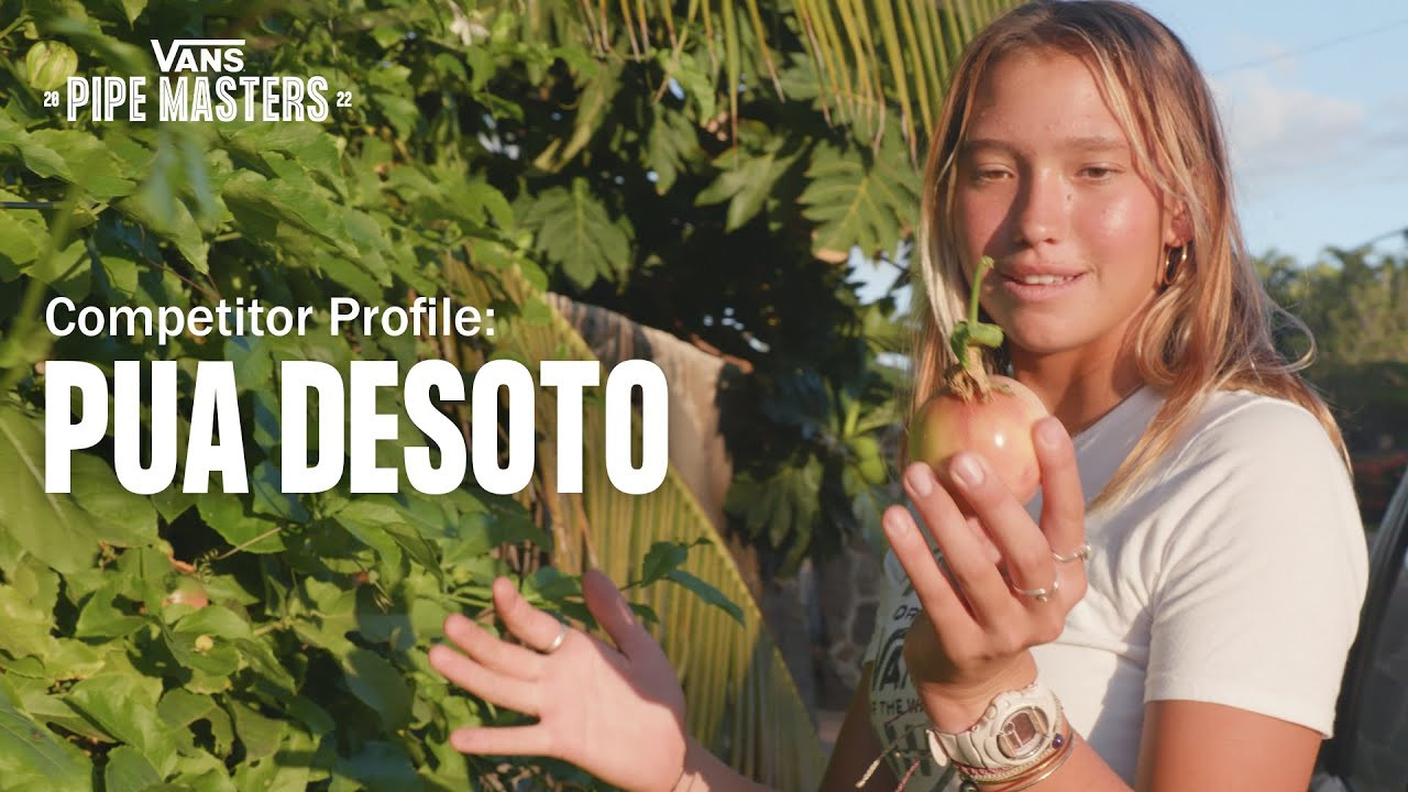 Native Hawaiian, Pua, DeSoto, discusses her fears, her Hawaiian ancestry, and what a Vans Pipe Masters win would mean to her.<br /><br />Music Credits:<br />Rick Snowden<br /><br />About Vans Surf:<br />Inspired by the creative pioneers, craftsmen, legends, and true icons of the sport, Vans Surf embodies a lifestyle of experimentation and championing the creative and unpredictable nature of surfing—because progress is never a straight line. Vans Surf: “Off The Wall and Into The Water.”<br /><br />Vans Global Surf Team:<br />Alex Knost, Chelsea Woody, Dane Gudauskas, Dane Reynolds, Dylan Graves, Harry Bryant, Ivan Florence, Jett Schilling, Joel Tudor, Justin Quintal, Kyuss King, Leila Hurst, Michael February, Nathan Fletcher, Nathan Florence,  Pat Gudauskas, Rasmus King, Tanner Gudauskas, and Wade Goodall. <br /><br />Discover more Vans Surf content:<br />https://youtube.com/playlist?list=PL9F49ECDEA9831DED<br /> <br />Learn more about Vans Surf:<br />https://www.vans.com/surf.html?icn=topnav<br /><br />About Vans:<br />Vans®, a VF Corporation (NYSE: VFC) brand, is the original action sports footwear, apparel, and accessories brand. Vans® authentic collections are sold in 97 countries through a network of subsidiaries, distributors, and international offices. Vans® has over 2,000 retail locations globally including owned, concession and partnership doors. The Vans® brand promotes creative self-expression in youth culture across action sports, art, music, and street culture and delivers progressive platforms such as Vans Checkerboard Day, Vans Park Series, Vans Triple Crown of Surfing®, Vans Custom Culture, and Vans’ cultural hub and international music venue, House of Vans.<br /><br />Connect with Vans:<br />http://www.vans.com/surf   <br />http://www.twitter.com/vanssurf<br />http://www.instagram.com/vanssurf<br />http://www.tiktok.com/@vans<br /> <br />Subscribe now at: <br />http://www.youtube.com/vans