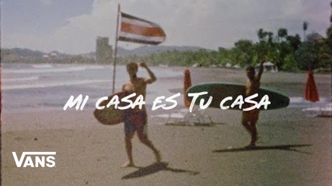 Skating, Partnership, friendship and incredible tricks. These are the elements that are part of skateboarding and Latin American street culture. The documentary series MI CASA ES TU CASA is back with the second episode: Costa Rica! <br /><br />Compañerismo, amistad y maniobras increíbles. Esta es la identidad que forma parte del skateboarding y de la cultura callejera latinoamericana. Regresa la serie documental MI CASA ES TU CASA. Y ahora: el segundo episodio: Costa Rica Bienvenido y diviértete :) Parceria, amizade e manobras incríveis. Esses são os elementos que fazem parte do skateboarding e da cultura de rua latinoamericana. A série documental MI CASA ES TU CASA está de volta. E com vocês, o segundo episódio: Costa Rica. Seja bem-vindo e aproveite :)<br /><br />Music Credits: Jorge Urzúa – “Brasa Rítmica” Las Yakets - "Playboy" (no contact) Los esquizoides - "Nada" contact @losesquizoides (no fee talked)<br /><br />Subscribe now at: http://www.youtube.com/vans?sub_confirmation=1<br /><br />Connect with Vans: <br />http://www.vans.com   <br />http://www.facebook.com/vans<br />http://www.twitter.com/vans<br />http://www.instagram.com/vans<br />http://www.tiktok.com/@vans<br /><br />About Vans:<br />Vans®, a VF Corporation (NYSE: VFC) brand, is the original action sports footwear, apparel, and accessories brand. Vans® authentic collections are sold in 97 countries through a network of subsidiaries, distributors, and international offices. Vans® has over 2,000 retail locations globally including owned, concession and partnership doors. The Vans® brand promotes creative self-expression in youth culture across action sports, art, music, and street culture and delivers progressive platforms such as Vans Checkerboard Day, Vans Park Series, Vans Triple Crown of Surfing®, Vans Custom Culture, and Vans’ cultural hub and international music venue, House of Vans.<br /><br />http://www.youtube.com/vans