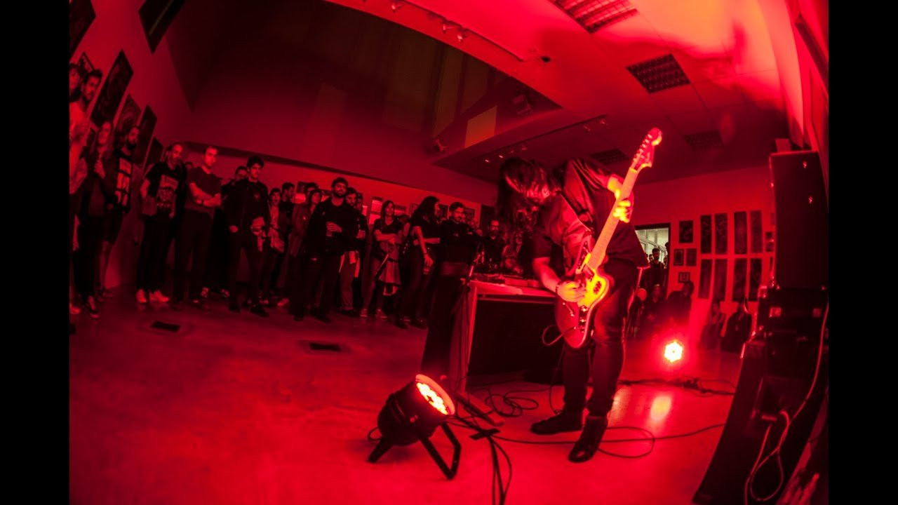 To celebrate its European collection with Vaderetro artist duo with a banger, Volcom joined forces with Atabal in Biarritz, France.<br /><br />The music venue is hosting an art exhibition from Friday 14 October until 28 January, showing a mix of their band posters, screen prints, original linocuts and prints; the opening night was one you didn’t want to miss:<br />On top of the usual Volcom party hospitality and freebies, Envy, Bossk and Thisquietarmy were playing live at the venue.<br /><br />BOSSK opened the main stage with their trippy yet powerful post metal, then the one man experience that is THISQUIETARMY played in the middle of the exhibition room, and ENVY finalized the night and pleased their many fans with a long set on the main stage.<br /><br />the night was a bold mix of dark sounds, to echo the proclamation of resurrection embedded in Vadretro’s work for Volcom. <br /><br />VADERETRO artists Julian Santus & Alexandre Debelloir, had a merch booth to meet with the public and sell some of the works exhibited, while people could win some pieces of the Volcom Featured Artist Collection, get free stuff from the Volcom booth and bar, and enjoy some empanadas from La Boca.Thanks to everyone that came enjoy the night with us, do not hesitate to pass by ATABAL to check the exhibition.<br /><br />More at http://vol.cm/vaderetro_party <br />Credit: Theo Preuilh <br />Music by THISQUIETARMY – The Body and the earth<br /><br /><br />About Vaderetro<br />Vaderetro is an illustration, graphic design and craft printing studio founded by Alexandre Debelloir and Julian Santus.<br />Since 2015, their common passion for rock and metal culture led them to collaborate with many bands (Gojira, Kvelertak, Kadavar) and festivals (Hellfest, Motocultor). They have also been able to extend their focus to other areas, including publishing (Gallimard, Hachette) and branding (Volcom).<br />Their work is inspired by Medieval imagery, dark romanticism, botany, and even traditional tattoos. They are also developing their own engraving practice in their studio by making hand-crafted prints.<br /> <br />About Atabal:<br />Atabal is the main live music venue in the French Basque coast, with a great sound, some music studios and an art gallery area.<br />Volcom is a proud fresh partner of the venue