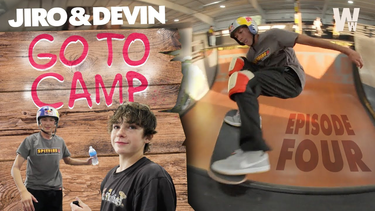 Jiro & Devin Go to Camp - Episode 4 of 5.<br /><br />From Bob Burquist to Andy Mac... Lot 8 has been home to many legends over the years, and the boys look to leave their mark inside one of the oldest indoor parks at camp.<br /><br />--<br /><br />Meet Jiro Platt & Devin Flynn: Tri-State buds turned sponsored skaters for Redbull, each has gained the respect of the skate community with a laundry list of support from major brands across the industry. Before the recognition, they had one big thing in common- meeting at Camp Woodward. <br /><br />Jiro & Devin join forces for a week, returning to the ultimate action sports camp to show you what Woodward is all about: Progression, fun, and shredding world-class parks with your friends.<br /><br />--<br /><br />Go to Woodward: www.woodwardpa.com | www.woodwardwest.com | www.worldofwoodward.com<br /><br />Shop Woodward Apparel & Accessories: www.shopcampwoodward.com <br /><br />Subscribe: http://bit.ly/subscribe2woodward​ <br /><br />Facebook: http://facebook.com/woodwardcamp​ <br />Instagram: http://instagram.com/woodwardcamp​ <br />Twitter: http://twitter.com/woodwardcamp