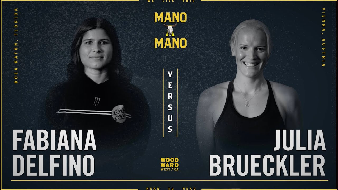 Fabiana Delfino and Julia Brueckler face off in the final game of the Women's Division of Mano A Mano 2023.<br /><br />--<br /><br />Mano A Mano brings 32 of the world’s best transition skaters together for a single-elimination Game of S.K.A.T.E. tournament on the iconic Mini Ramp at Woodward West. <br /><br />--<br /><br />Go to Woodward: http://www.woodwardpa.com | http://www.woodwardwest.com | http://www.worldofwoodward.com<br /><br />Shop Woodward Apparel & Accessories: http://www.shopcampwoodward.com <br /><br />Subscribe: http://bit.ly/subscribe2woodward​ <br /><br />Facebook: http://facebook.com/woodwardcamp​ <br />Instagram: http://instagram.com/woodwardcamp​ <br />Twitter: http://twitter.com/woodwardcamp