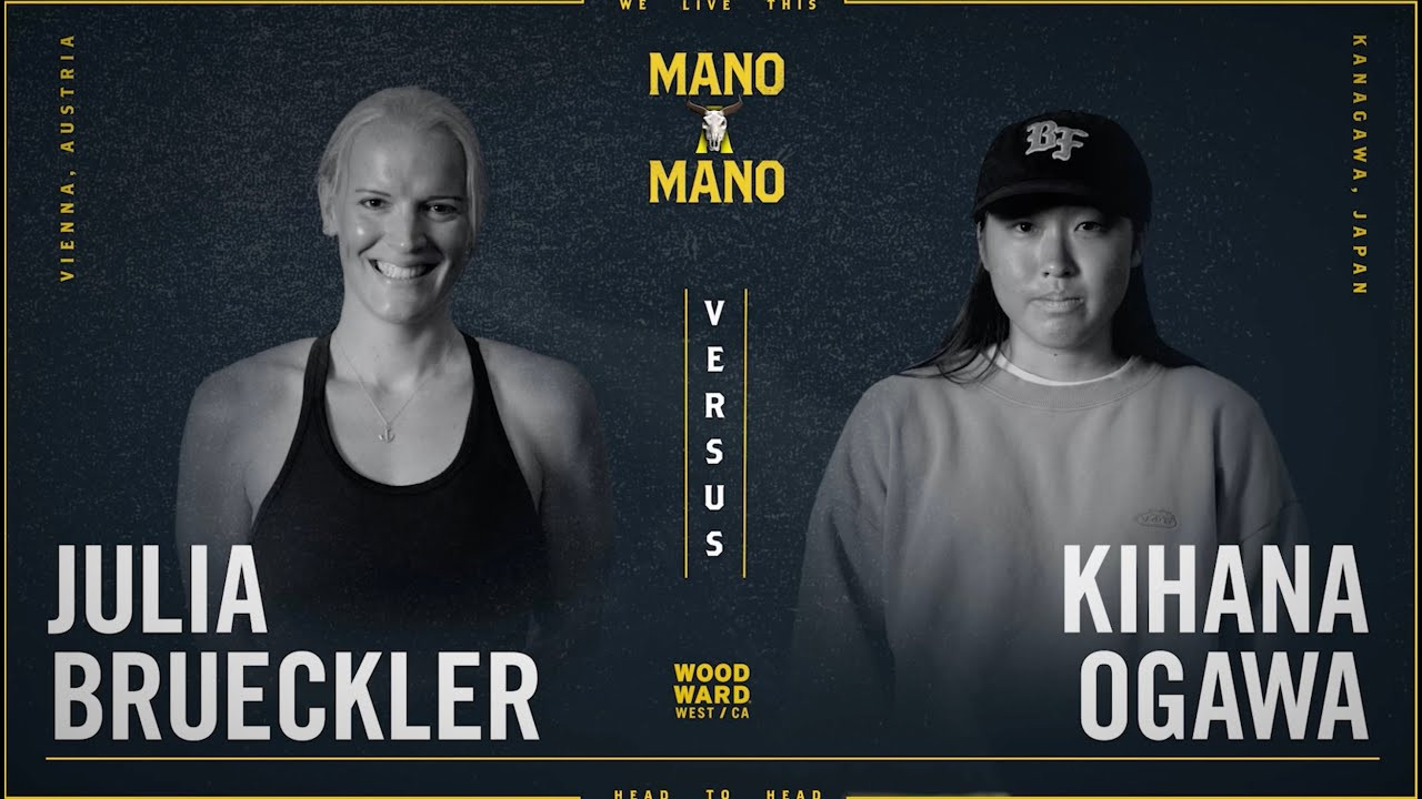 Julia Brueckler and Kihana Ogawa face off in game two of the semi-finals for the Women's Division of Mano A Mano 2023.<br /><br />--<br /><br />Mano A Mano brings 32 of the world’s best transition skaters together for a single-elimination Game of S.K.A.T.E. tournament on the iconic Mini Ramp at Woodward West. <br /><br />--<br /><br />Go to Woodward: http://www.woodwardpa.com | http://www.woodwardwest.com | http://www.worldofwoodward.com<br /><br />Shop Woodward Apparel & Accessories: http://www.shopcampwoodward.com <br /><br />Subscribe: http://bit.ly/subscribe2woodward​ <br /><br />Facebook: http://facebook.com/woodwardcamp​ <br />Instagram: http://instagram.com/woodwardcamp​ <br />Twitter: http://twitter.com/woodwardcamp