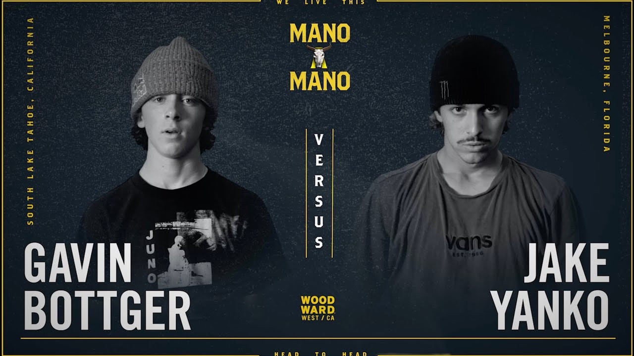 Gavin Bottger takes on Jake Yanko in the first game of Round 2, Mano A Mano 2023. <br />--<br /><br />Mano A Mano brings 32 of the world’s best transition skaters together for a single-elimination game of S.K.A.T.E. tournament on the iconic Mini Ramp at Woodward West. <br /><br />--<br /><br />Go to Woodward: http://www.woodwardpa.com | http://www.woodwardwest.com | http://www.worldofwoodward.com<br /><br />Shop Woodward Apparel & Accessories: http://www.shopcampwoodward.com <br /><br />Subscribe: http://bit.ly/subscribe2woodward​ <br /><br />Facebook: http://facebook.com/woodwardcamp​ <br />Instagram: http://instagram.com/woodwardcamp​ <br />Twitter: http://twitter.com/woodwardcamp