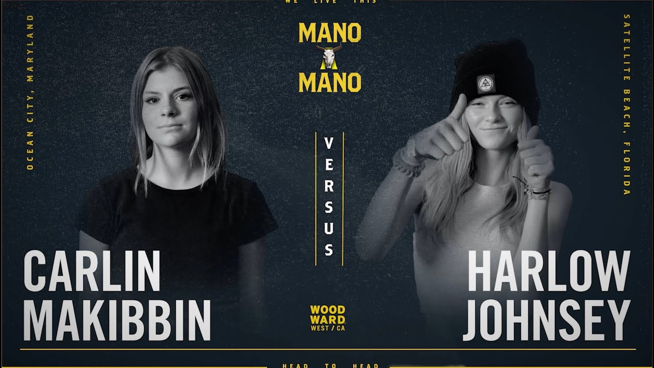 Carlin Makibbin and Harlow Johnsey square off for the sixth match in the first round of the Women's Division for Mano A Mano 2023 at Woodward West.<br /><br />--<br /><br />Mano A Mano brings 32 of the world’s best transition skaters together for a single-elimination Game of S.K.A.T.E. tournament on the iconic Mini Ramp at Woodward West. <br /><br />--<br /><br />Go to Woodward: http://www.woodwardpa.com | http://www.woodwardwest.com | http://www.worldofwoodward.com<br /><br />Shop Woodward Apparel & Accessories: http://www.shopcampwoodward.com <br /><br />Subscribe: http://bit.ly/subscribe2woodward​ <br /><br />Facebook: http://facebook.com/woodwardcamp​ <br />Instagram: http://instagram.com/woodwardcamp​ <br />Twitter: http://twitter.com/woodwardcamp