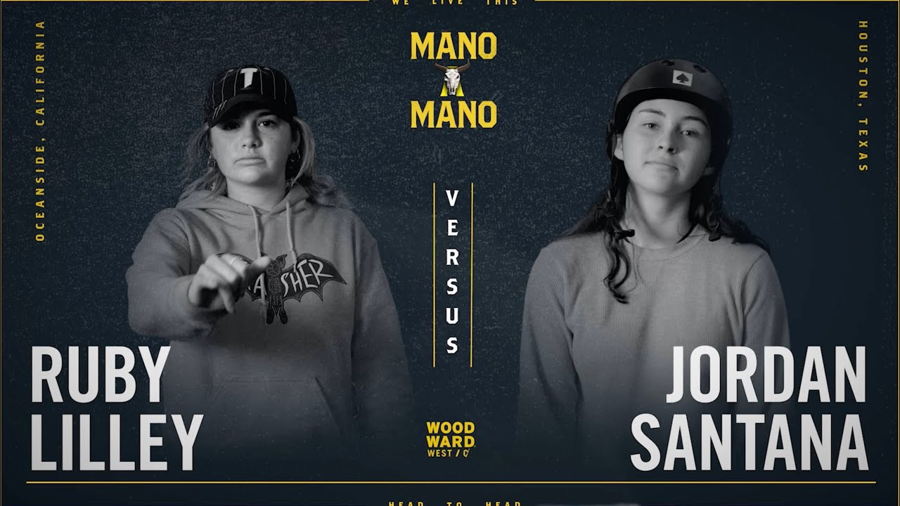 Ruby Lilley and Jordan Santana square off for the fourth match in the Women's Division for Mano A Mano 2023 at Woodward West.<br /><br />--<br /><br />Mano A Mano brings 32 of the world’s best transition skaters together for a single-elimination Game of S.K.A.T.E. tournament on the iconic Mini Ramp at Woodward West. <br /><br />--<br /><br />Go to Woodward: http://www.woodwardpa.com | http://www.woodwardwest.com | http://www.worldofwoodward.com<br /><br />Shop Woodward Apparel & Accessories: http://www.shopcampwoodward.com <br /><br />Subscribe: http://bit.ly/subscribe2woodward​ <br /><br />Facebook: http://facebook.com/woodwardcamp​ <br />Instagram: http://instagram.com/woodwardcamp​ <br />Twitter: http://twitter.com/woodwardcamp
