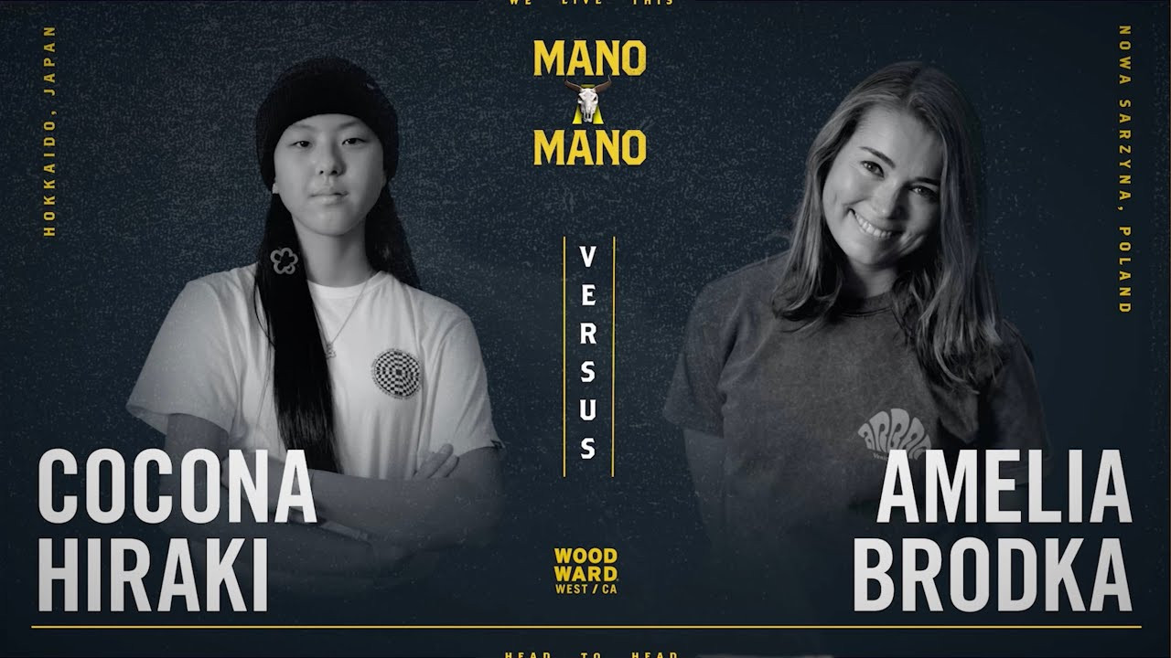 Cocona Hiraki and Amelia Brodka square off for the third match in the Women's Division for Mano A Mano 2023 at Woodward West.<br /><br />--<br /><br />Mano A Mano brings 32 of the world’s best transition skaters together for a single-elimination Game of S.K.A.T.E. tournament on the iconic Mini Ramp at Woodward West. <br /><br />--<br /><br />Go to Woodward: http://www.woodwardpa.com | http://www.woodwardwest.com | http://www.worldofwoodward.com<br /><br />Shop Woodward Apparel & Accessories: http://www.shopcampwoodward.com <br /><br />Subscribe: http://bit.ly/subscribe2woodward​ <br /><br />Facebook: http://facebook.com/woodwardcamp​ <br />Instagram: http://instagram.com/woodwardcamp​ <br />Twitter: http://twitter.com/woodwardcamp