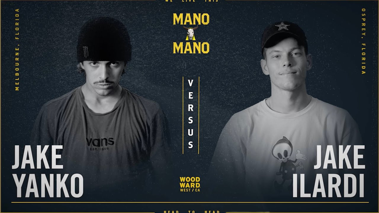 Jake Yanko takes on Jake Ilardi in the second game of Round 1, Mano A Mano 2023. <br />--<br /><br />Mano A Mano brings 32 of the world’s best transition skaters together for a single-elimination game of S.K.A.T.E. tournament on the iconic Mini Ramp at Woodward West. <br /><br />--<br /><br />Go to Woodward: http://www.woodwardpa.com | http://www.woodwardwest.com | http://www.worldofwoodward.com<br /><br />Shop Woodward Apparel & Accessories: http://www.shopcampwoodward.com <br /><br />Subscribe: http://bit.ly/subscribe2woodward​ <br /><br />Facebook: http://facebook.com/woodwardcamp​ <br />Instagram: http://instagram.com/woodwardcamp​ <br />Twitter: http://twitter.com/woodwardcamp