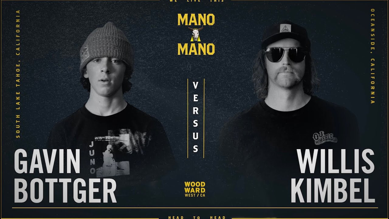 Gavin Bottger takes on Willis Kimbel in the first game of Round 1, Mano A Mano 2023. <br />--<br /><br />Mano A Mano brings 32 of the world’s best transition skaters together for a single-elimination game of S.K.A.T.E. tournament on the iconic Mini Ramp at Woodward West. <br /><br />--<br /><br />Go to Woodward: http://www.woodwardpa.com | http://www.woodwardwest.com | http://www.worldofwoodward.com<br /><br />Shop Woodward Apparel & Accessories: http://www.shopcampwoodward.com <br /><br />Subscribe: http://bit.ly/subscribe2woodward​ <br /><br />Facebook: http://facebook.com/woodwardcamp​ <br />Instagram: http://instagram.com/woodwardcamp​ <br />Twitter: http://twitter.com/woodwardcamp