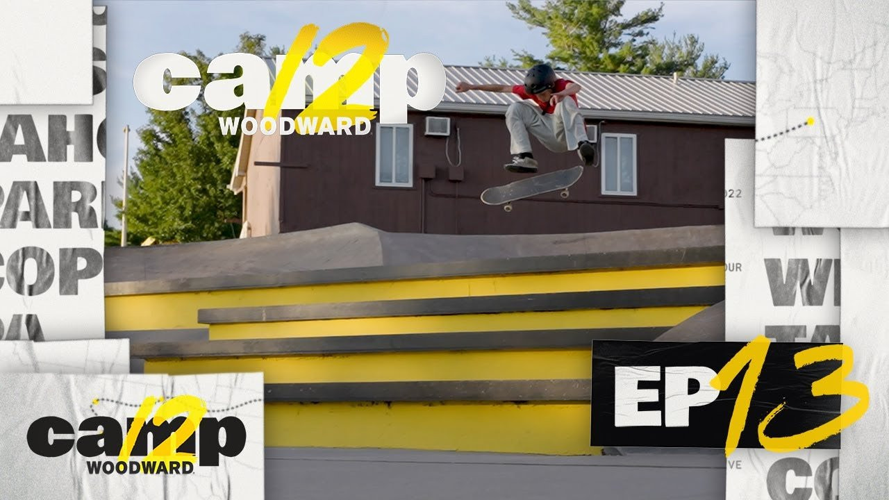 Camp Woodward Season 12 - Episode 13<br /><br />Julian tries to Back Smith everything in The Plaza; Kristion accidentally reveals his secrets for Backside 360s to Kendra; Ruby and Devin join the crew for a session at the Snake Run; Kristion looks to add another trick down the four-block, that could be an NBD <br /><br />------<br /><br />About Season 12<br /><br />This season, we follow four skateboarders on a cross-country road trip like no other. With Skate Program Designer Ryan Sheckler and the Sandlot Times crew along for the ride, we're hitting up Woodward West, Woodward Tahoe, Woodward Park City, Woodward Copper and of course, Woodward PA. <br /><br />Life on the road is a chance to see new places, meet new friends, and skate alongside some of the biggest names in Action Sports. With a lineup like this, there's no telling what will happen along the way.<br /><br />------<br /><br />Go to Woodward: http://www.woodwardpa.com | http://www.woodwardwest.com | http://www.worldofwoodward.com<br /><br />Shop Woodward Apparel & Accessories: http://www.shopcampwoodward.com <br /><br />Subscribe: http://bit.ly/subscribe2woodward​ <br /><br />Facebook: http://facebook.com/woodwardcamp​ <br />Instagram: http://instagram.com/woodwardcamp​ <br />Twitter: http://twitter.com/woodwardcamp