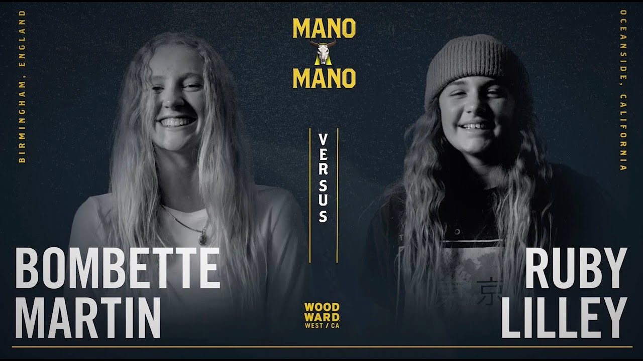 Bombette Martin takes on Ruby Lilley in the first game of Round 2, Mano A Mano 2022. <br /><br />--<br /><br />Mano A Mano brings 24 of the world’s best transition skaters together for a single-elimination Game of S.K.A.T.E. tournament on the iconic Mini Ramp at Woodward West. <br /><br />New for 2022 is an 8-skater women’s division featuring top pros and up-and-coming talent, along with a handful of bonus challenges for cash prizes. <br /><br />--<br /><br />Go to Woodward: http://www.woodwardpa.com | http://www.woodwardwest.com | http://www.worldofwoodward.com<br /><br />Shop Woodward Apparel & Accessories: http://www.shopcampwoodward.com <br /><br />Subscribe: http://bit.ly/subscribe2woodward​ <br /><br />Facebook: http://facebook.com/woodwardcamp​ <br />Instagram: http://instagram.com/woodwardcamp​ <br />Twitter: http://twitter.com/woodwardcamp