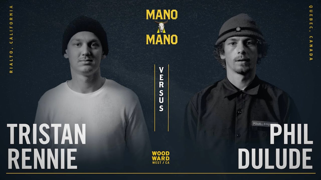 Tristan Rennie takes on Phil Dulude in the seventh game of Round 1, Mano A Mano 2022. <br />--<br /><br />Mano A Mano brings 24 of the world’s best transition skaters together for a single-elimination Game of S.K.A.T.E. tournament on the iconic Mini Ramp at Woodward West. <br /><br />New for 2022 is an 8-skater women’s division featuring top pros and up-and-coming talent, along with a handful of bonus challenges for cash prizes. <br /><br />--<br /><br />Go to Woodward: http://www.woodwardpa.com | http://www.woodwardwest.com | http://www.worldofwoodward.com<br /><br />Shop Woodward Apparel & Accessories: http://www.shopcampwoodward.com <br /><br />Subscribe: http://bit.ly/subscribe2woodward​ <br /><br />Facebook: http://facebook.com/woodwardcamp​ <br />Instagram: http://instagram.com/woodwardcamp​ <br />Twitter: http://twitter.com/woodwardcamp